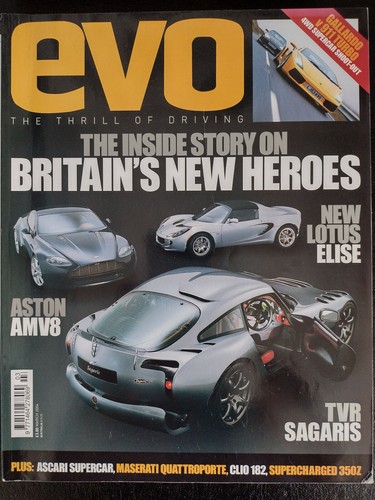 Evo magazine issue - evo,