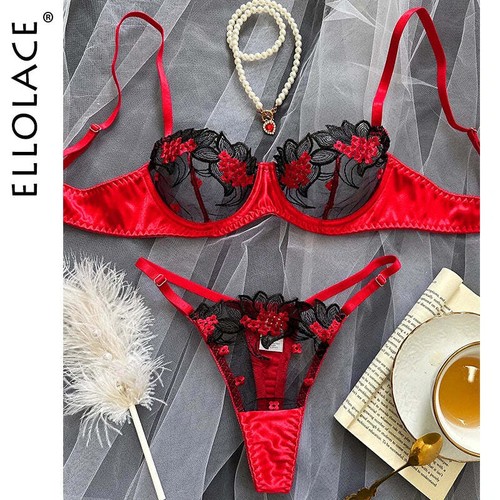 Fancy lingerie floral lace bra - lingerie,
