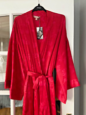 BNWT M&S ROSIE @ AUTOGRAPH SATIN RED & PINK FLORAL PRINT DRESSING GOWN ROBE