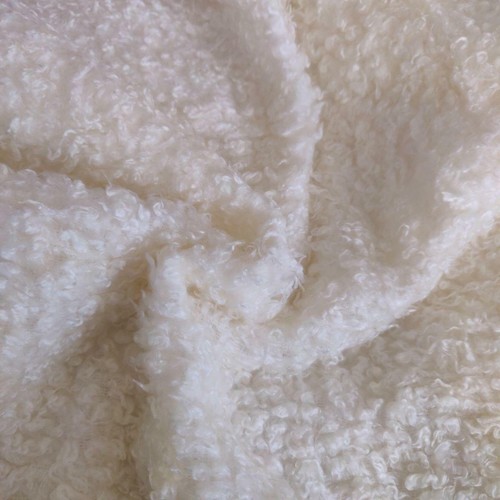 Curly teddy faux fur fabric - curly,