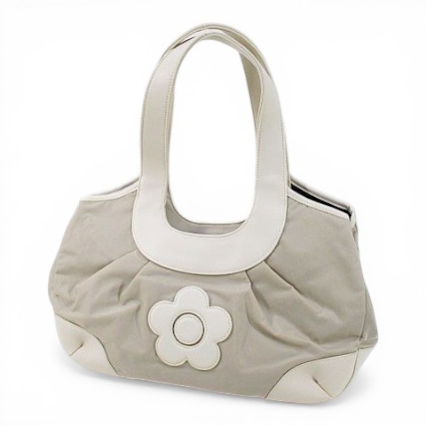 Mary quant tote - quant, beige
