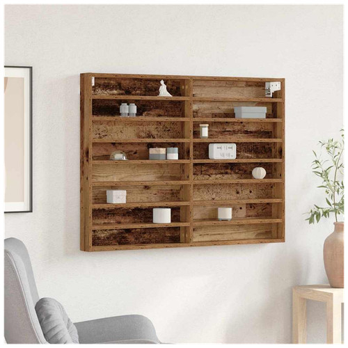 Display cabinet old wood - display,