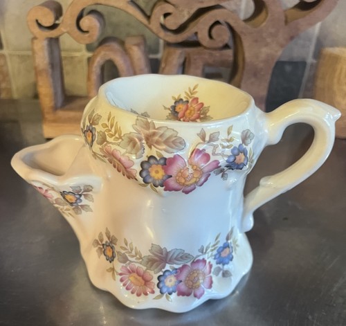Antique shaving floral china - floral,