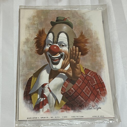 Arthur sarnoff clown litho - sarnoff,