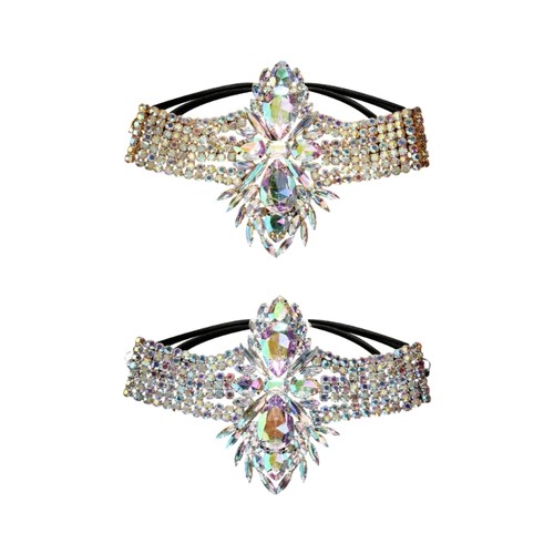 Colorful rhinestones belly - colorful,