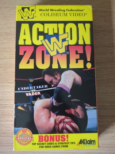 Wwf action zone vhs - zone, (