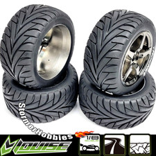 4 Louise RC LT3250SBC T-Rocket 1/8 Off-Road Truggy Tires 0 Offset 17mm On Black