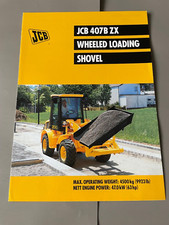JCB 407B ZX Wheeled Loading Shovel Brochure
