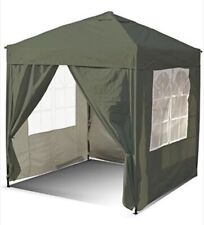 SANHENG 3x3M Instant Heavy Duty Pop Up Gazebo Premium Gazebo with 4 Sides GREEN