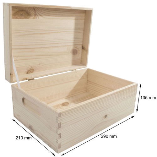 Wooden storage box - box, 29x21x13cm