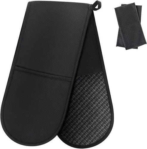 Oven mitts double - oven,