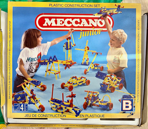 Meccano junior 112pc - meccano, plastic