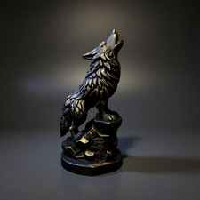 3D Printed Howling Wolf