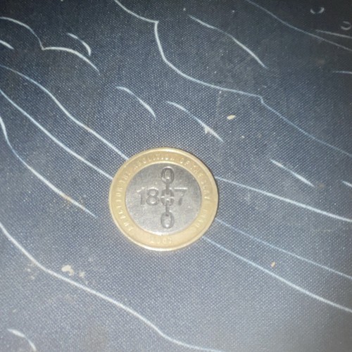 British two pounds coin - two,