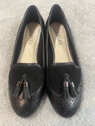 Jones uk4 black leather - jones,