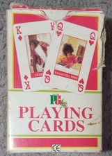 Vintage 1990s PG Tips Tipps Family Chimp Playing Cards Complete 52 Deck Boxed