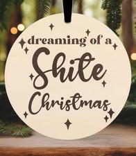 Rude Christmas Bauble Funny