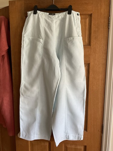 Oska linen trousers - linen, 3