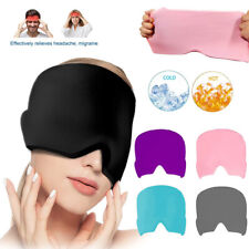 Ice Cap Tension Headache Migraine Relief Mask Heat Cold Therapy Hat Headache UK