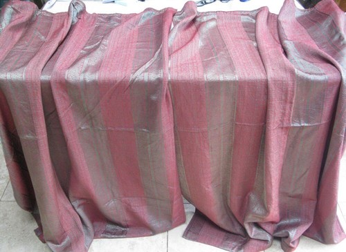 Pair vintage fabric ocade - vintage,