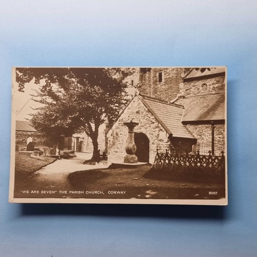 Conwy postcard 1925 wales real - 1925,