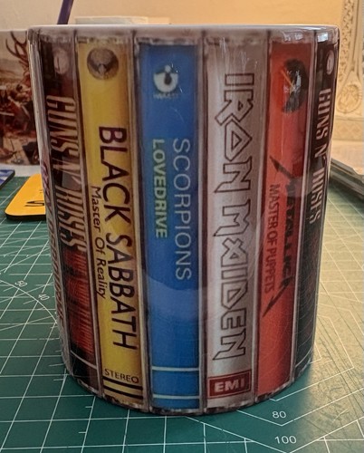 Heavy metal cassette tape mug - cassette,