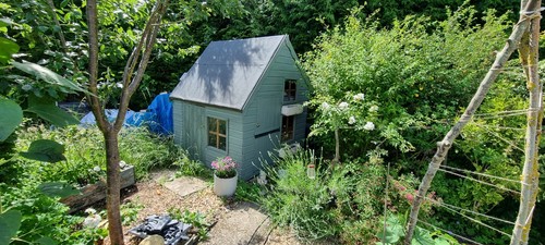 Wood playhouse - wood,
