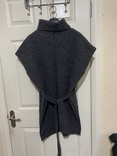 Ted Baker Ladies Over Jumper Tunic /Open Sides Grey Size O/S