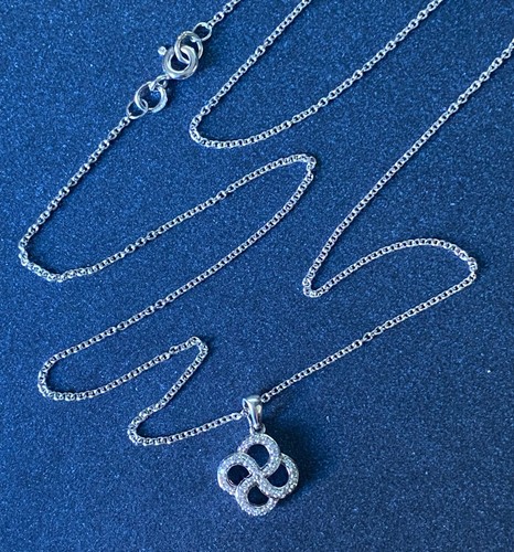 Heavy 9ct white - gold, four