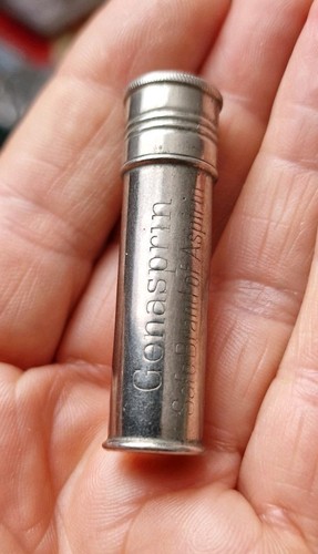 Vintage genasprin asprin metal - vintage,