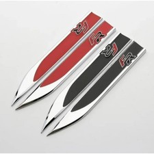 Black Cooper S Rear Badge