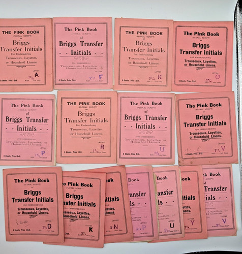 Briggs transfer initials - 15, 3