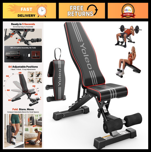Adjustable weight bench 827lbs - adjustable,