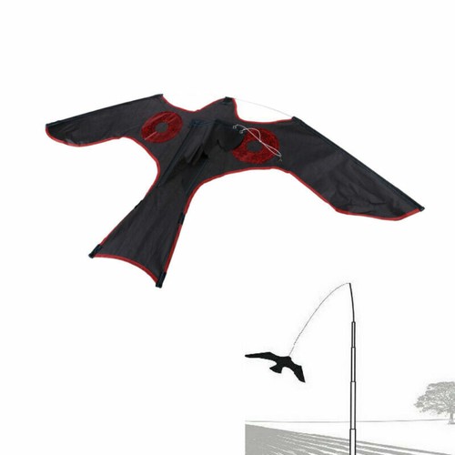 Realistic flying hawk kite - flying,