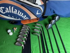 CALLAWAY⛳ X-14⛳14 CLUB GOLF SET⛳ BAG⛳3-9 IRONS⛳SW⛳PW⛳AW⛳PUTTER⛳DRIVER⛳3+5 WOODS⛳