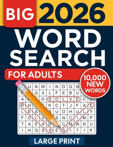 Word search book - word, adults