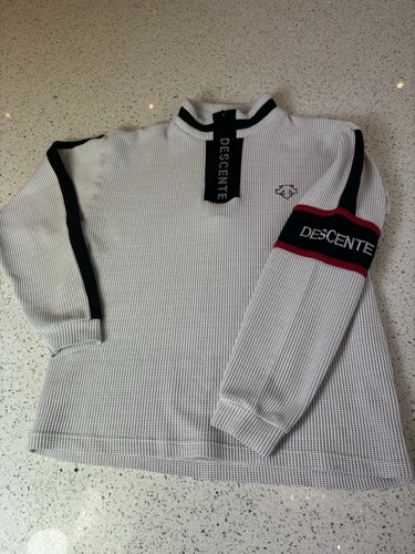 Vintage descente waffle knit - vintage,