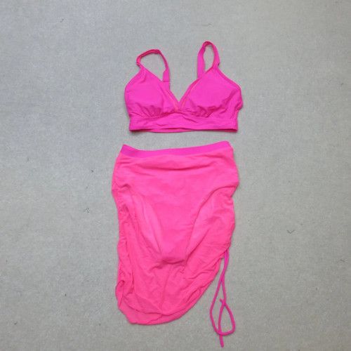 Women pink bikini - pink, medium