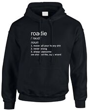 Roadie Funny Definition Men's Mens Hoody Gift Idea Job Work Band Tour Rock Music