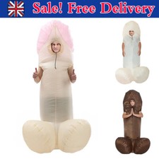 UK Giant Inflatable Willy Penis Fancy Dress King Ding Costume