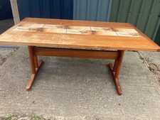 Teak dining refectory table - teak,