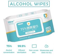 Alcohol Hand Wipes 75% Antiseptic Cleaning Sterilization Cleanser Wet Towels