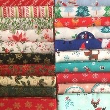 Christmas cotton fat quarters
