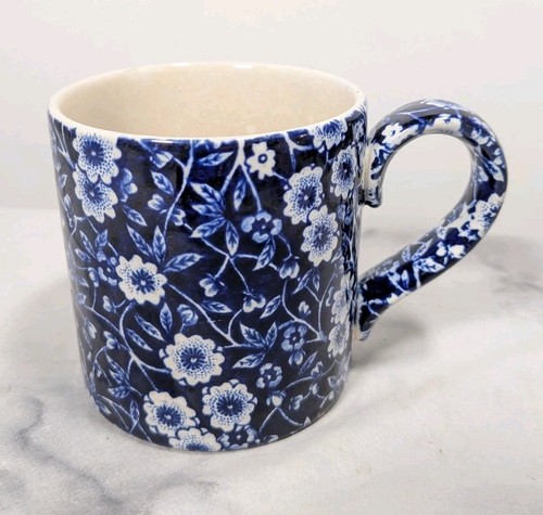 Small blue calico - blue, mugs