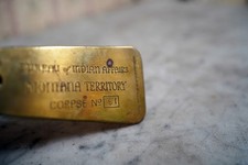 Brass American Corpse Identification Tag from the ‘Bureau of Indian Affairs'
