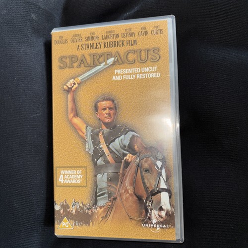 Spartacus vhs video universal - vhs,