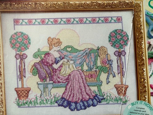 Summer day stitcher lady - day, stitcher!