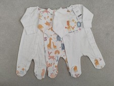 Next Baby Neutral Sleepsuits - Upto 1 Month - Unisex/Girls/Boys - BNWT