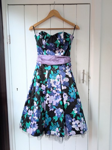 Coast bnwot floral strapless - coast,