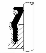 100x Valve stem seal FPM